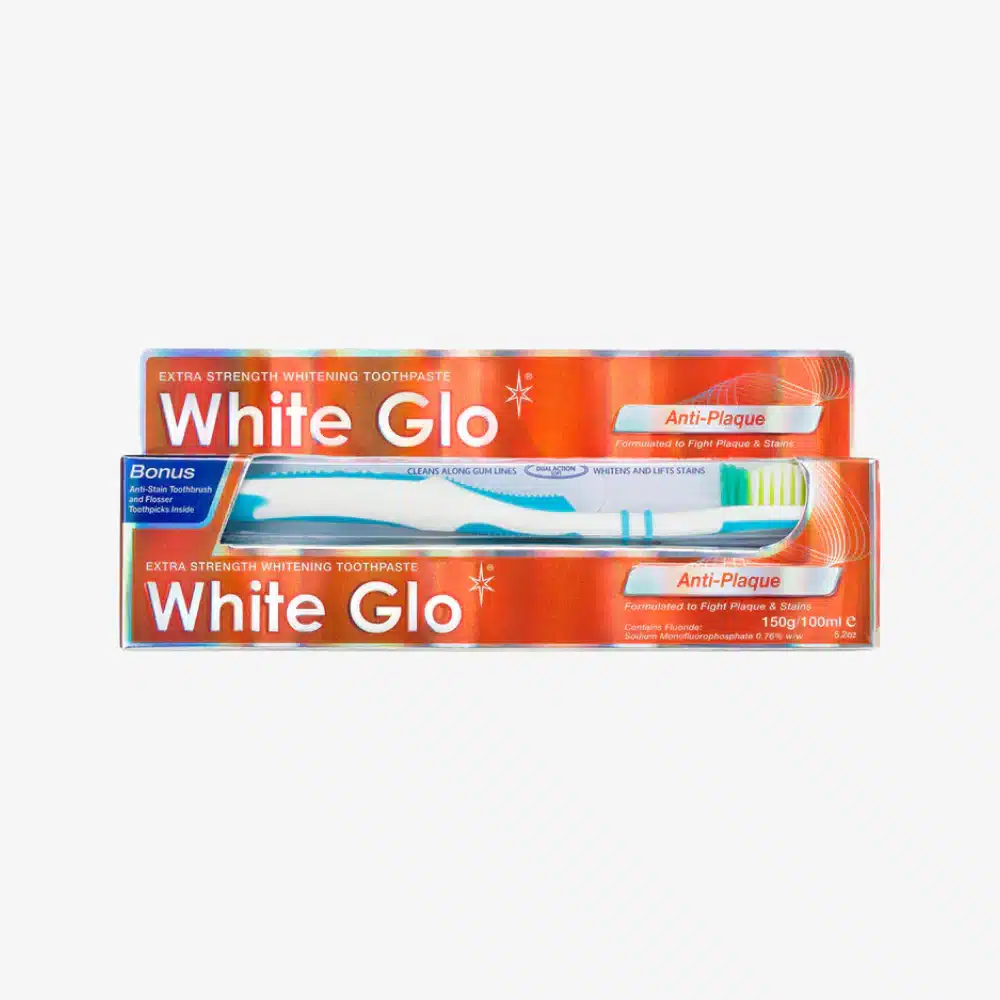 white glo coffee & tea drinkers formula whitening toothpaste